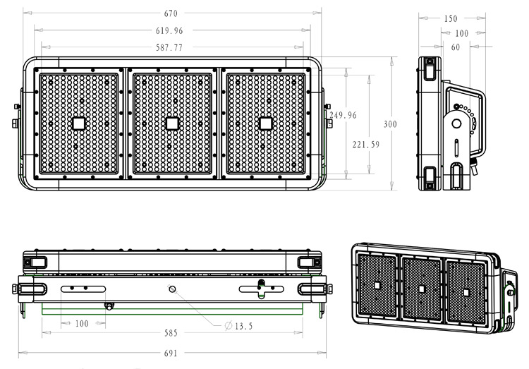 540w-led-high-mast-light-size