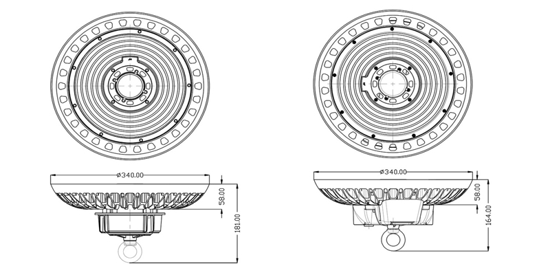 150w-motion-sensor-ufo-led-high-bay-light-size