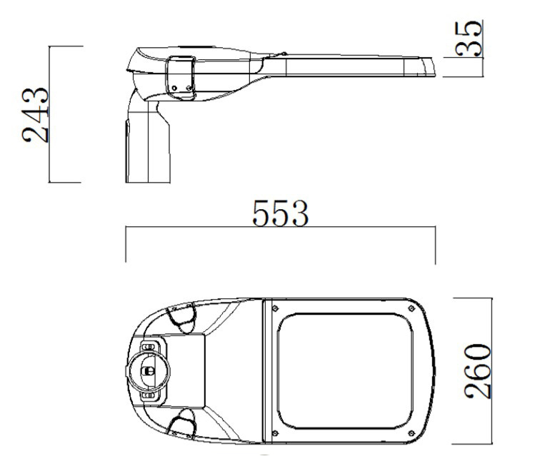 150w-industrial-led-street-light-size