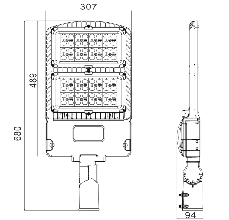 200w-led-parking-lot-light-size