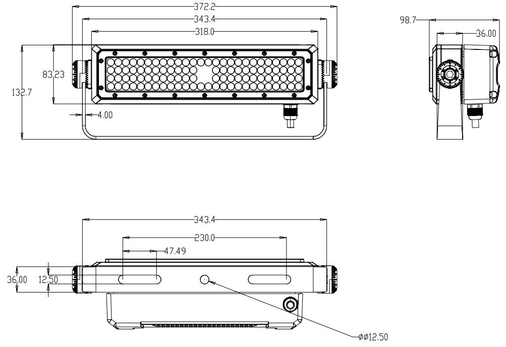 50W-modular-led-flood-light-size