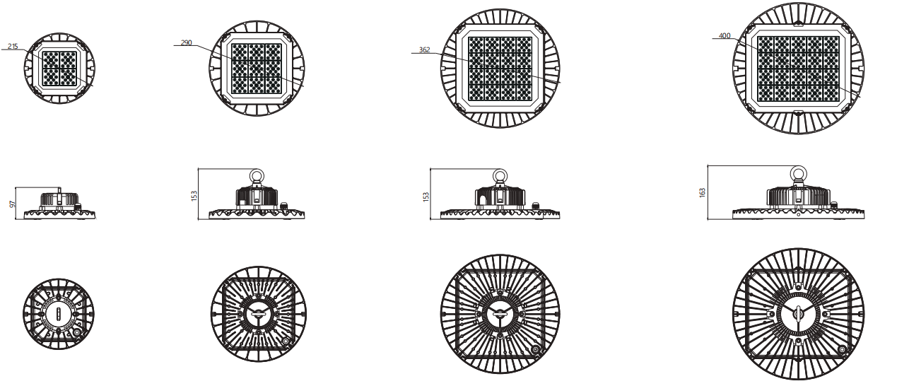 ufo-led-high-bay-light-size