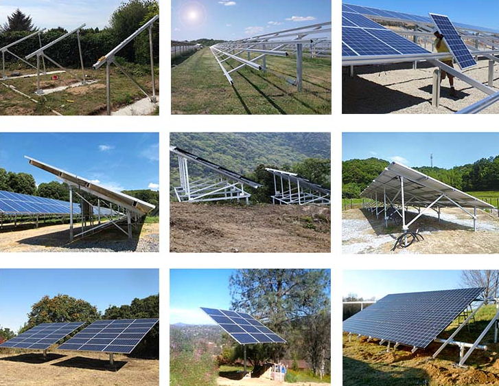 Solar Mounting System Steel Structure /Steel Brackets,PV Sloar Mounting ...