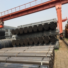 Wholesale ASTM A500 Mild carbon q195 q235 steel pipe/erw welded tubes/galvanized pipe