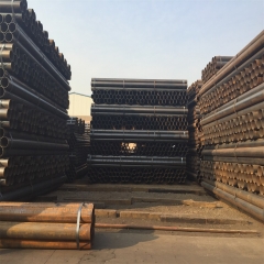 ERW steel pipe/tube Q195/Q235/Q345 material for water and gas transportation