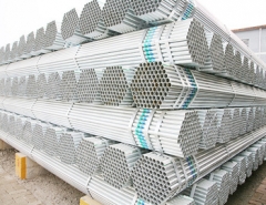 Hot DIP Zinc Galvanized Carbon Construct ERW Steel Pipe/Tube in Stock
