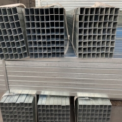 220g/m2 Hot Galvanized Rectangular Steel Pipe /Tube for Mauritius