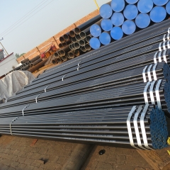 Albania MARKET Manufacturer 26 Inch Black / Galvanized Sch40 ASTM A53 A105 A106 Grade B Carbon Hydraulic Cylinder Seamless Steel Pipe