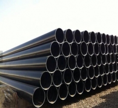 ERW steel pipe/tube Q195/Q235/Q345 material for water and gas transportation