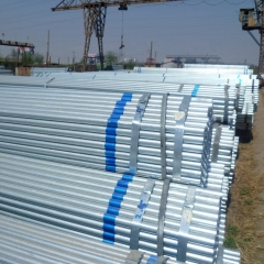 China Shengteng Brand Metal Material BS 1387 Hot DIP Galvanized ERW Water Steel Pipe