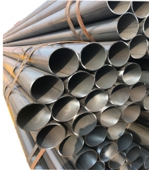 Manufacture of Black Hollow Profile Carbon Steel Welded Steel Pipes for Construction