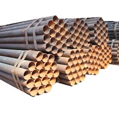 Manufacture of Black Hollow Profile Carbon Steel Welded Steel Pipes for Construction