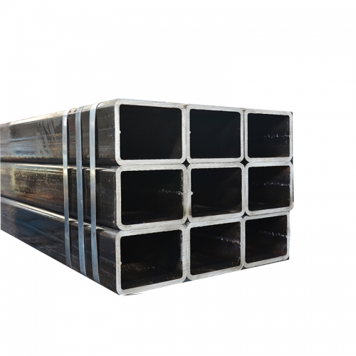 High Quality Welded Black Carbon Square Rectangular Steel Pipe / Tube