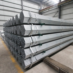 Hot Dip Round Pipe Construction Building Materials Galvanized Steel Pipe