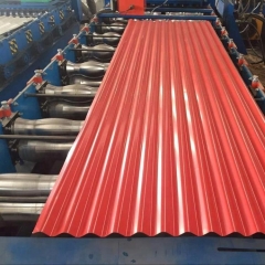 Prepainted Color Coated Corrugated Roof Iron Galvanized Metal Roofing Sheet