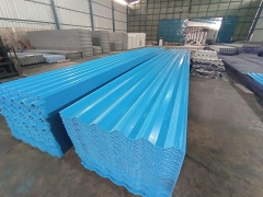 Galvanized Corrugated Steel / Iron Roofing Sheets Color Coated Sheet Price