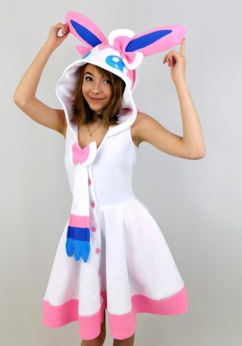 Sylveon Kigurumi Dress Costumes