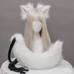 Furry Fox Ears And Fox Tail Cosplay Accessories
