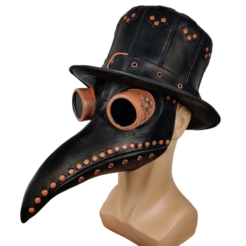 Scary Halloween Plague Doctor Mask Costume Props