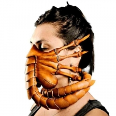 Halloween Scorpion Masks Facehugger Prop Scary Claws Insect