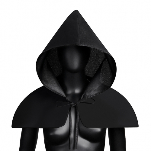 Halloween Black Hoods Medieval Plague Cloaks