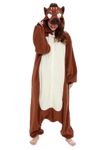 Kigurumi Wild Boar Pumbaa Animal Onesies Costumes