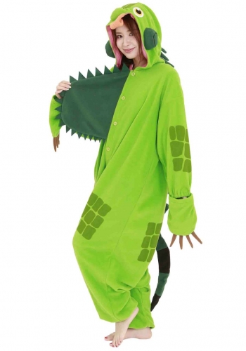 Green Lguana Kigurumi Onesies Costumes
