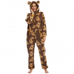 Teddy bear Women Cheap Onesies Pajamas