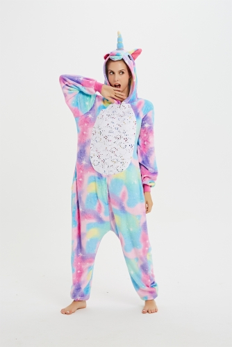 Color Gilding Unicorn kigurumi Onesies Pajama