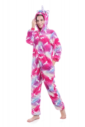 Red Unicorn kigurumi Onesies Pajama