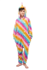 Unicorn Color Golden Kigurumi Onesies Pajama for Children