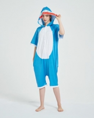 Kigurumi Shark Short-Sleeved Summer Pajama