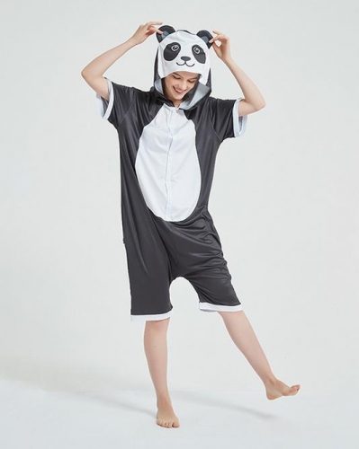 Kigurumi Panda Short-Sleeved Summer Pajama