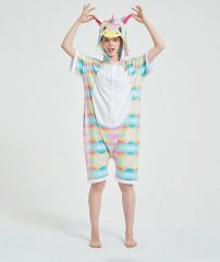 Kigurumi Mew Unicorn Short-Sleeved Summer Pajama