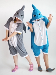 Summer Shark Onesies Cotton Short Sleeves Kigurumi