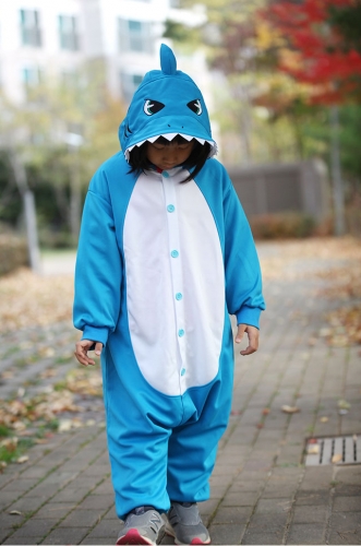 Cotton Kids Shark Animal Onesies Kigurumi