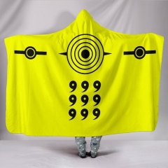 Naruto Dragon Ball Hooded Blankets