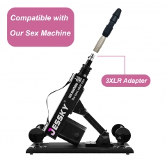 JESSKY Vac-U-Lock Adapter for 3XLR Massage Machine, Love Machine Attachment