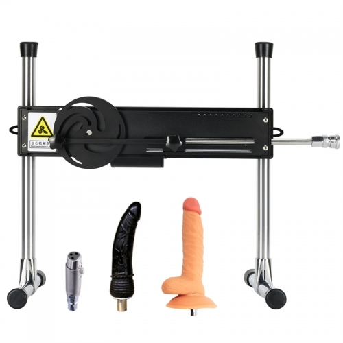 VIDEOS Sex Machine 120W 90 Angle Adjustable with 2 PCS Sex Dildos for Women