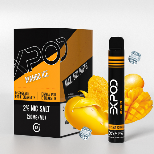 12 Flavors 500 Puffs EXVAPE EXPOD High Disposable Pod for Wholesale