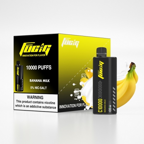E-Cigarette Starter Kits FUCIG C10000 Disposable Vape with E-liquid & Power  Screen Display