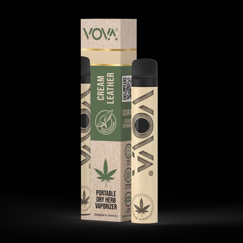 VOVA -Volks Vaporizer Cream Leather (Dry Herb Vaporizer