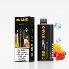 Mango Strawberry Ice Screen Display FUCIG C10000 Whoelsale Disposable Vaping 5%Nic Salt