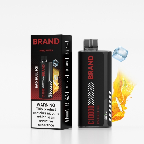 Bad Bull Ice Screen Display FUCIG C10000 Whoelsale Disposable Vaping 5%Nic Salt