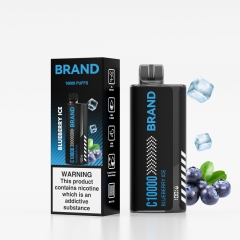 Blueberry Ice Screen Display FUCIG C10000 Whoelsale Disposable Vaping 5%Nic Salt