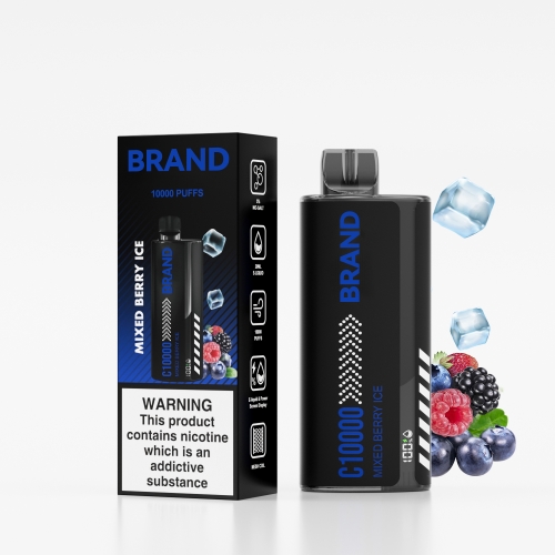 Mixed Berry Ice Screen Display FUCIG C10000 Whoelsale Disposable Vaping 5%Nic Salt
