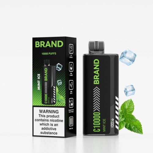 Mint Ice Screen Display FUCIG C10000 Whoelsale Disposable Vaping 5%Nic Salt