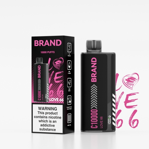 Love 66 New Flavor  Screen Display FUCIG C10000 Whoelsale Disposable Vaping 5%Nic Salt