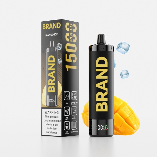 Mango  Ice  Disposable Rechargeable RDL Vape With & Dual Mesh Coil Screen Display  Device