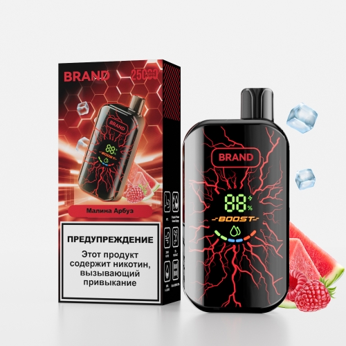 Wholesale Disposable Vaping  FUCIG M25000 Full Colorful Screen Digital Vape 50mg/ml Nicotine Raspberry Watermelon Stock In Russia